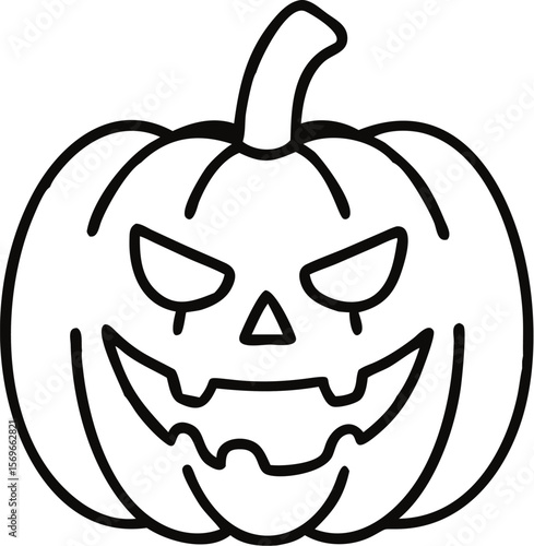 halloween coloring pages, for kids, illustration