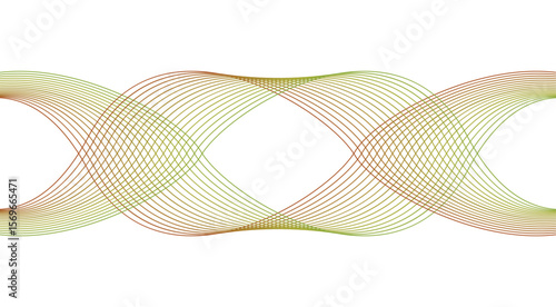 Wavy Blend Curved Brown Gradient Abstract Background Design Vector Illustration