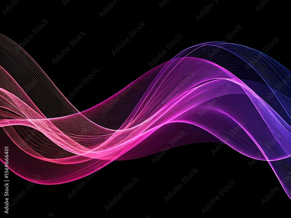 Naklejka premium Digital artwork with flowing background