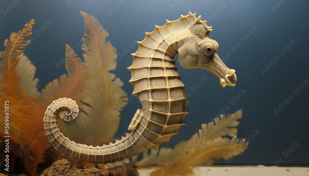 Fototapeta premium seahorse generative ai