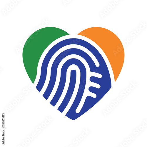 Charity and Care in One Line Logo

