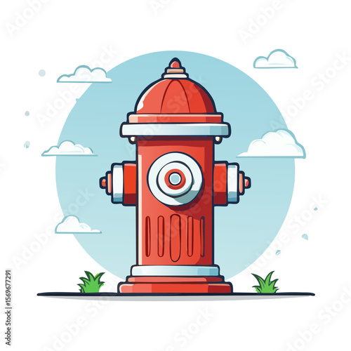 Fire Hydrant Icon Isolated ...