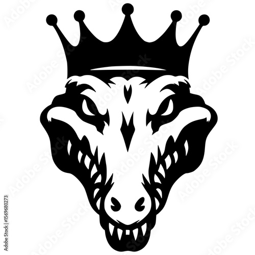 Silhouette of the crocodile king