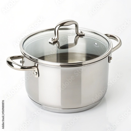 stainless steel pan with lid