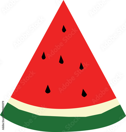 vector illustration of a Watermelon