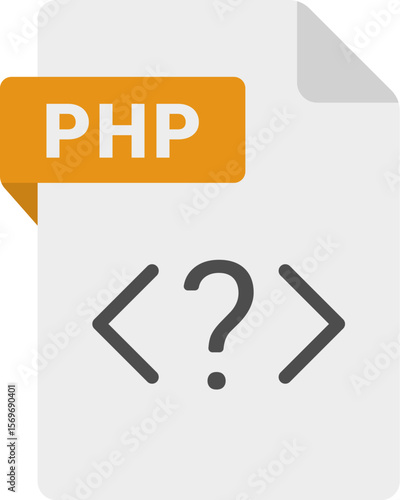 PHPの拡張子ファイルアイコンのイラスト