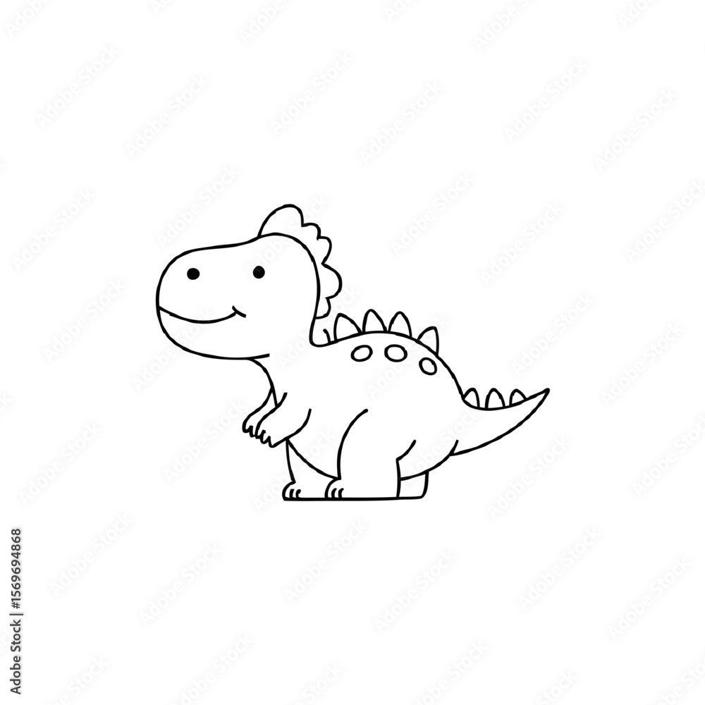 Naklejka premium Dinosaurus 