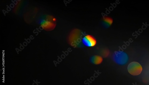 light leak overlay effect with blur rainbow light leaks and bokeh,retro grain noisy film distressed texture light leak flare on black background,retro film overlay