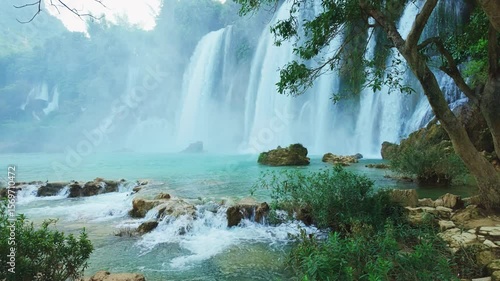 Ban Gioc Waterfall in Cao Bang Beautiful waterfall in vietnam