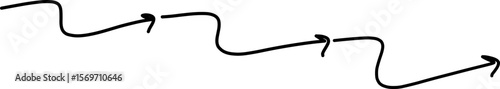hand drawn arrows vector silhouette