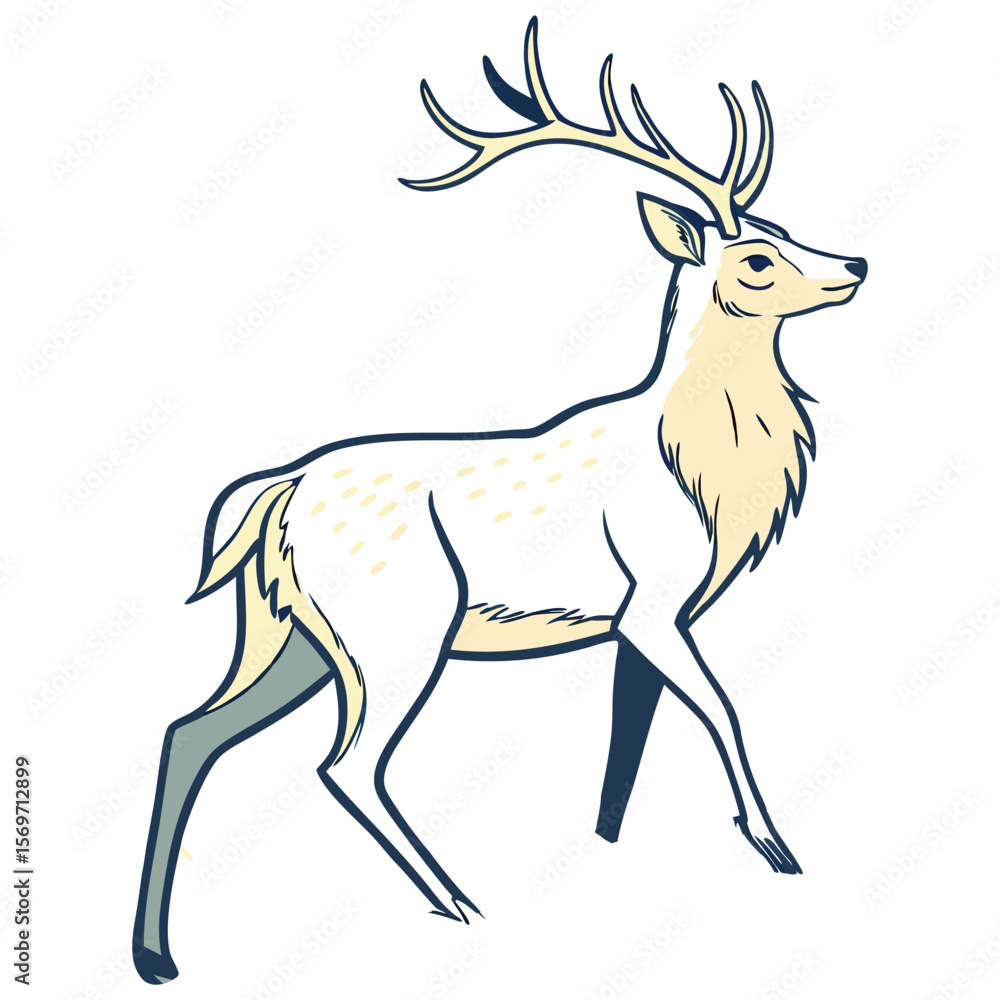Fototapeta premium Deer Vector 