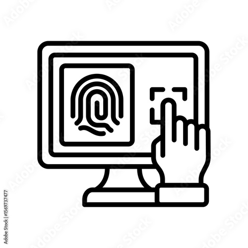 Biometric Identification Icon