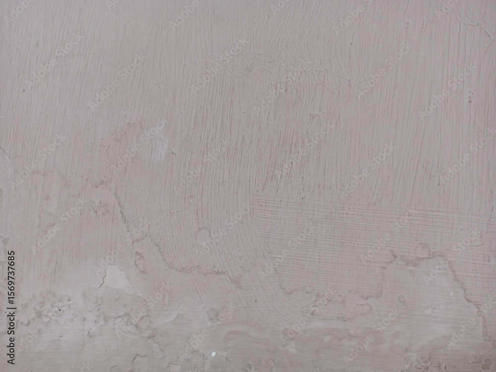 Fototapeta premium Imperfect Plastered Wall Texture with Streaks