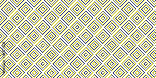Elegant Geometric Diamond Pattern with Yellow and Black Accent Colors