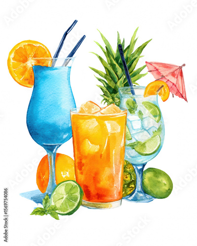 Refreshing Tropical Fruit Cocktails for Summer