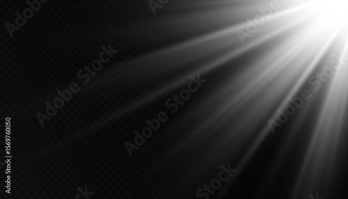 Sparkling beam shining sun of old light .