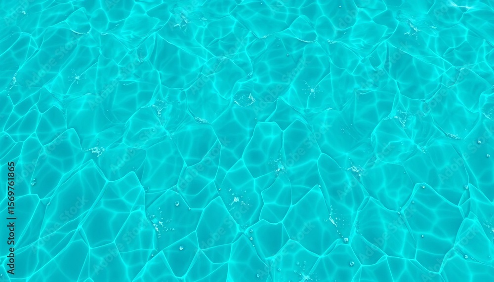 Seamless repeating pattern of a turquoise blue ocean surface, viewed from above, photography, design Seamless repeating pattern of a turquoise blue ocean surface, viewed from above, photography, design