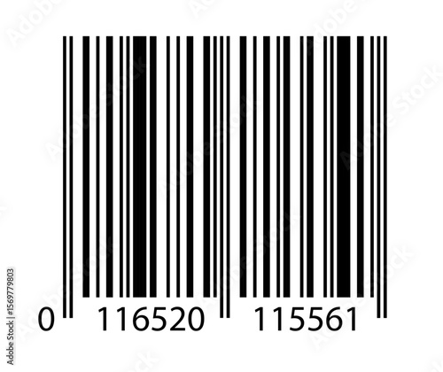 Barcode mockup made in china, product storage system. Code 39, Code 128, UPC-A, UPC-E. EAN-13, EAN-8. Interleaved 2 of 5, ISBN.