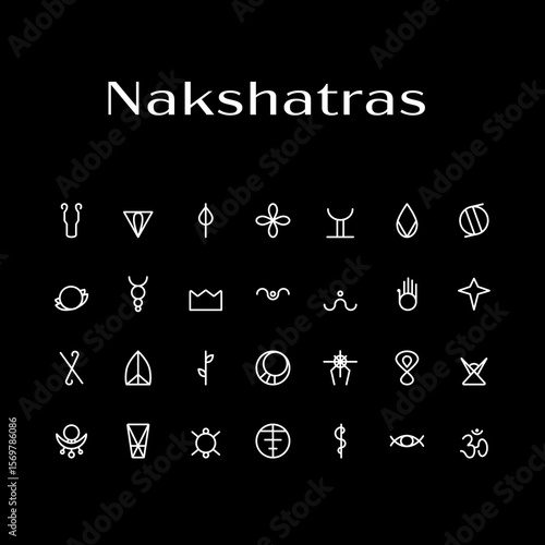 Nakshatras (White)