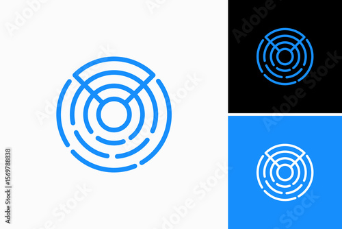Radar Vector Logo Premium 