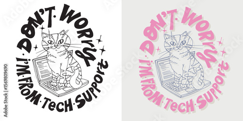 Cute hand drawn doodle lettering quote about Cat. Lettering for t-shirt design, mug print, bag print, clothes fashion. 100% hand drawn vector image.