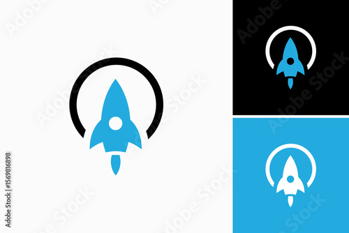 Rocket Vector Logo Premium 