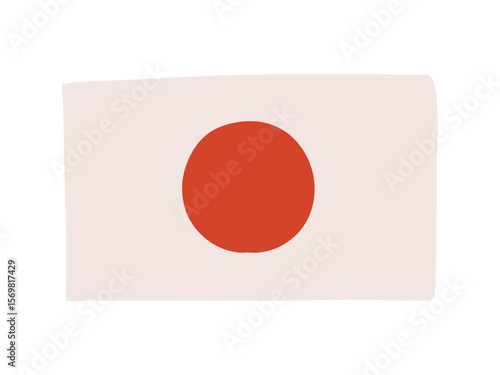 日本の国旗イラスト素材