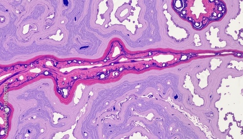 Cellular structure visualization laboratory scientific illustration microscopic environment close-up biological research