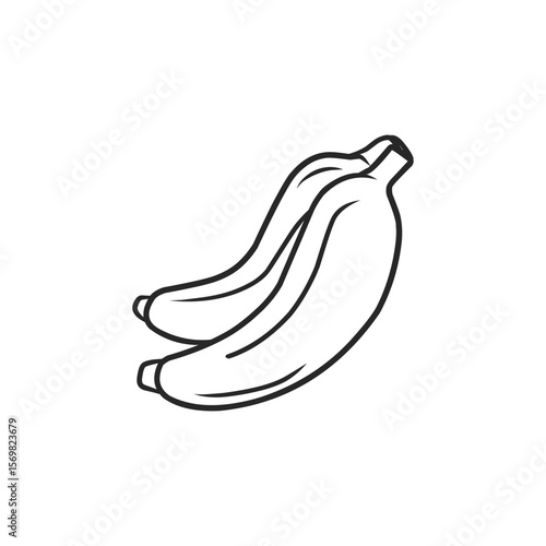 Fresh Hand-Drawn Bananas, a Healthy and Convenient Fruit Snack
