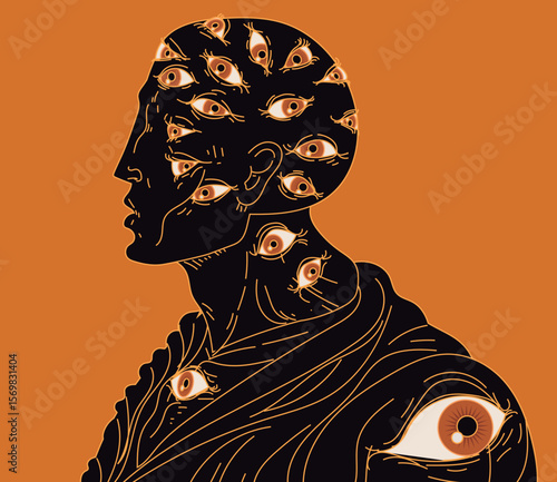 argus panoptes greek mythology giant with multiple eyes