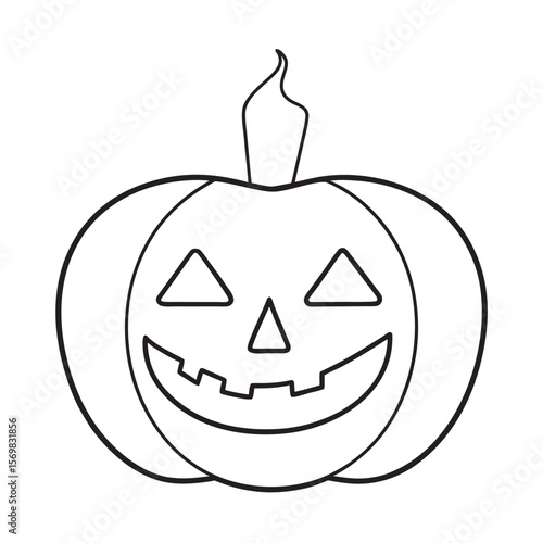 Pumpkin Lantern With Flickering Flame