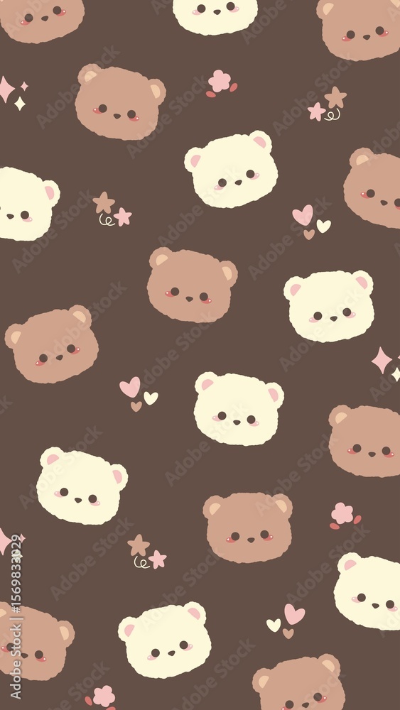 seamless pattern with cookies and chocolate seamless pattern with cookies and chocolate