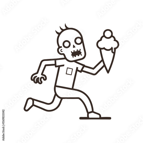 Zombie Chasing Ice Cream Truck