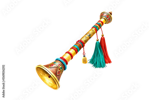 a Shehnai, a traditional Indian wind instrument
