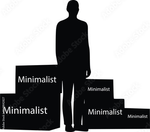 Minimalist Hoarder Silhouette - Contradiction Personified