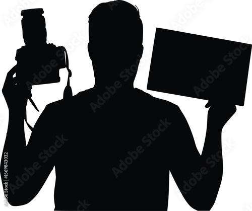 Clout Chaser in Disguise Silhouette - Denial of Motives
