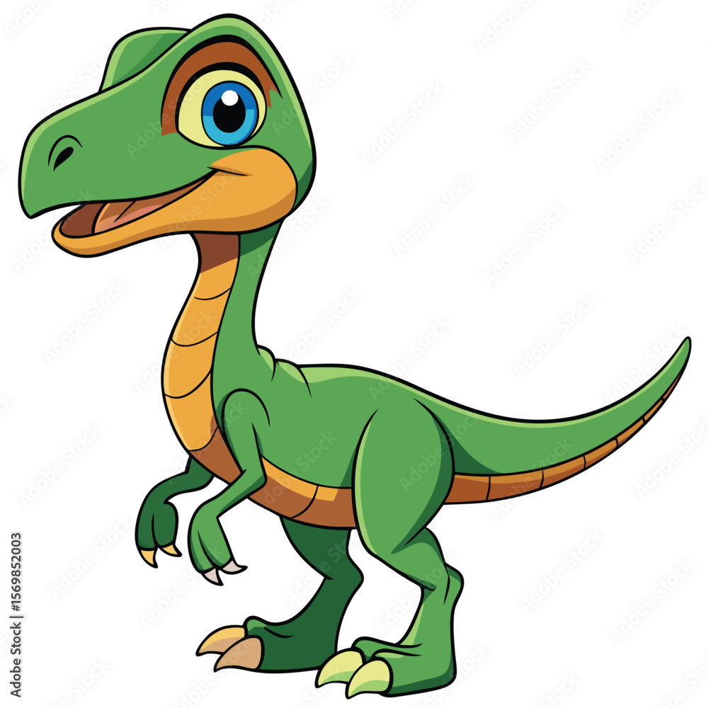 Fototapeta premium Dinosaur Velociraptor Carnivore