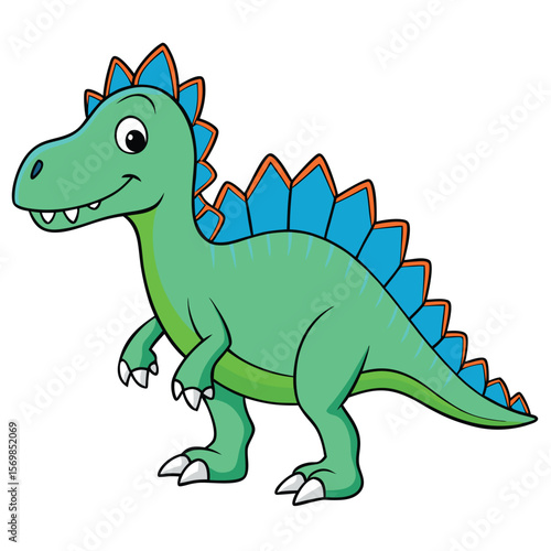 Spinosaurus Dinosaur Carnivore Cartoon