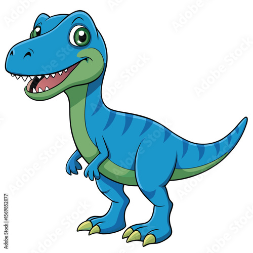 Allosaurus Dinosaur Carnivore Cartoon