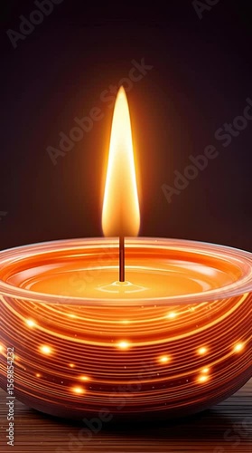 Wallpaper Mural Visual Metaphor of Healing Atmosphere, candle being lit in dark room, Visual metaphor of healing atmosphere crafted through cinematic visuals, expressing visual metaphor of healing atmosphere emotiona Torontodigital.ca