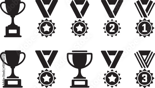 gold silver and bronze medals