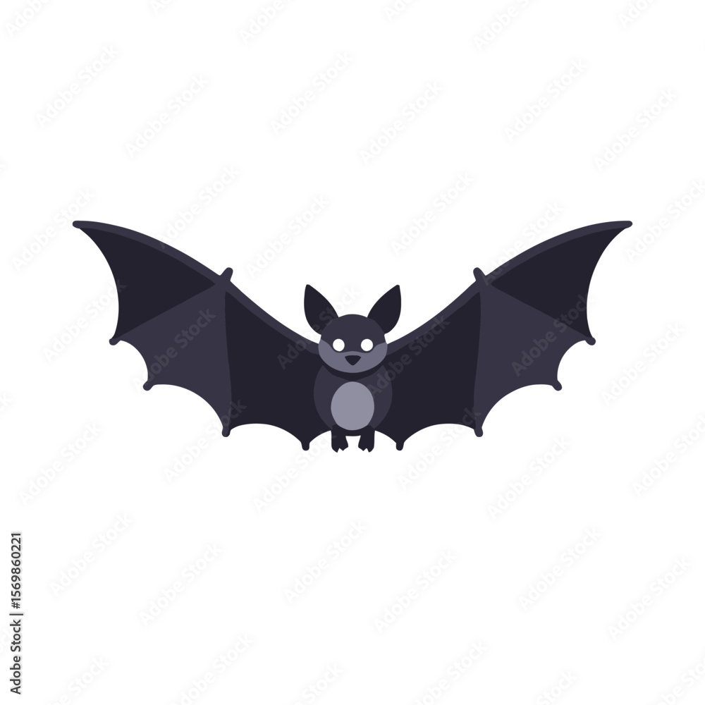 Cute Cartoon Bat Illustration for Halloween-Spooky Flying Mammal Clip Art-Halloween Decoration-Perfect for Spooky Season Designs and Creepy Crafts Cute Cartoon Bat Illustration for Halloween-Spooky Flying Mammal Clip Art-Halloween Decoration-Perfect for Spooky Season Designs and Creepy Crafts