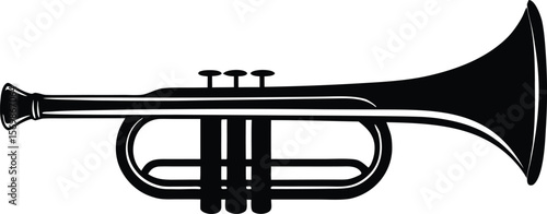 trumpet vector illustration