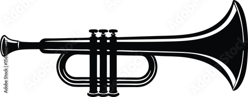 trumpet vector illustration