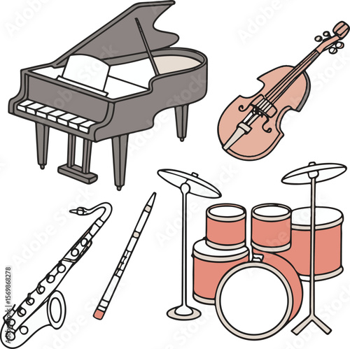 Adobe Illustrator Artwork  music-instrument