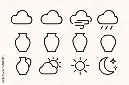 A set of dental and food icons a vector illustration design with cartoon tooth elements for web