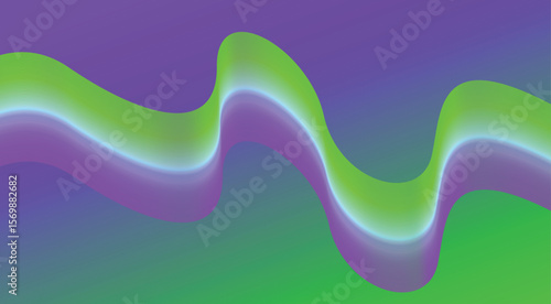Abstract Blend Wavy Curved Background Gradient Design Vector Illustration