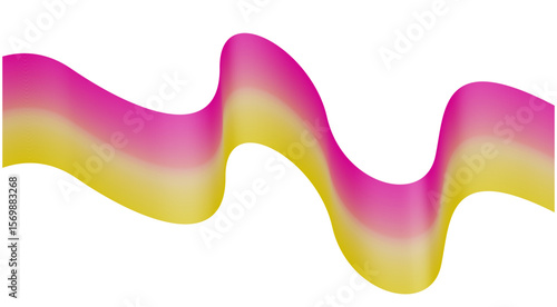 Abstract Blend Wavy Curved Colorful Background Design Vector Illustration