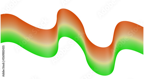 Abstract Blend Wavy Curved Colorful Gradient Background Design Vector Illustration