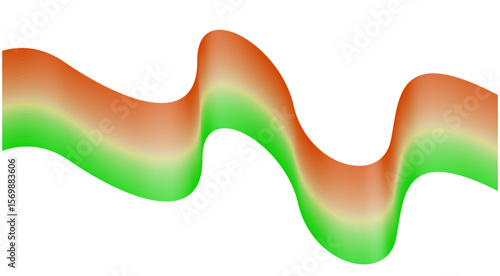 Abstract Blend Wavy Curved Colorful Gradient Background Design Vector Illustration
